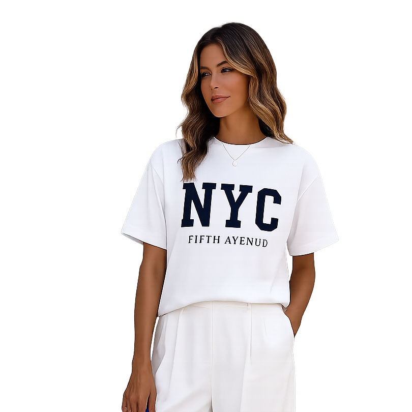 T-shirt NYC White Onesize